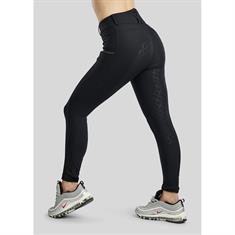 Pantalon d'équitation à fond full-grip MOMaggie Gun Metal Montar Noir
