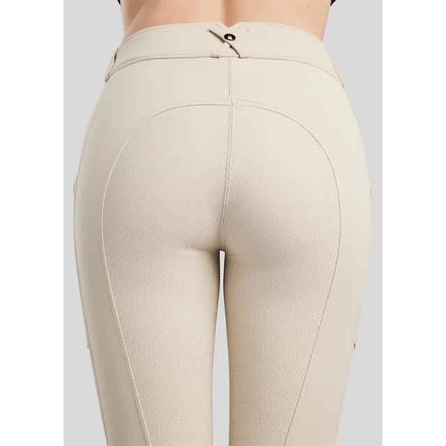Pantalon d'équitation à fond full-grip MOMegan Yati Phone Pockets Montar Beige
