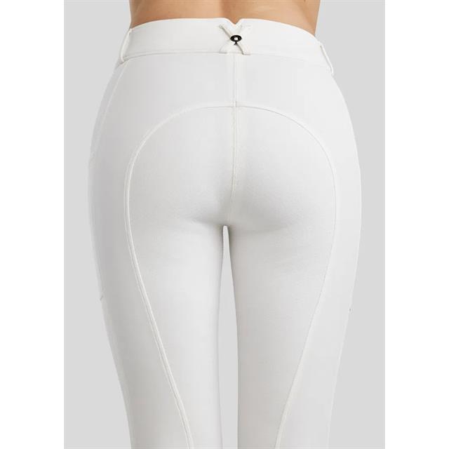 Pantalon d'équitation à fond full-grip MOMegan Yati Phone Pockets Montar Blanc