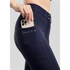 Pantalon d'équitation à fond full-grip MOMegan Yati Phone Pockets Montar Bleu foncé