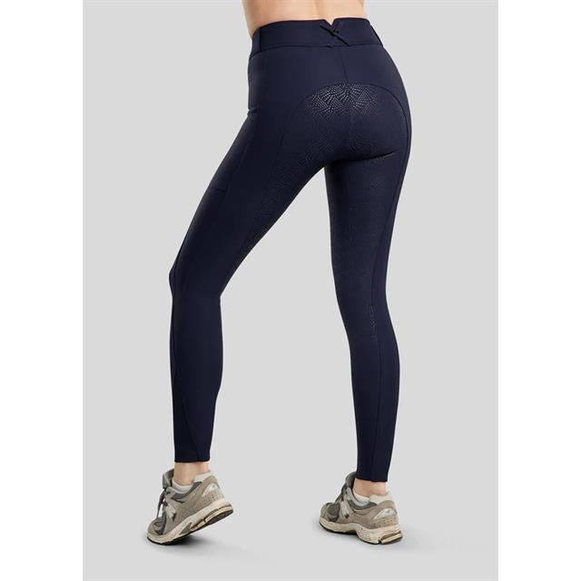 Pantalon d'équitation à fond full-grip MOMegan Yati Phone Pockets Montar Bleu foncé