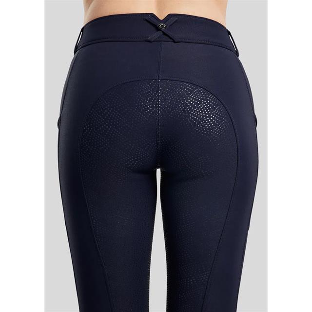Pantalon d'équitation à fond full-grip MOMegan Yati Phone Pockets Montar Bleu foncé