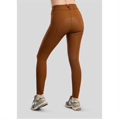 Pantalon d'équitation à fond full-grip MOMegan Yati Phone Pockets Montar Marron