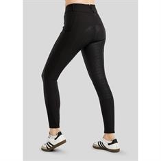 Pantalon d'équitation à fond full-grip MOMegan Yati Phone Pockets Montar Noir