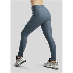 Pantalon d'équitation à fond full-grip MOZida Refined Gun Metal Montar MID BLUE