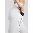 Pantalon d'équitation à fond full-grip MOZira Refined With Compression Montar Blanc