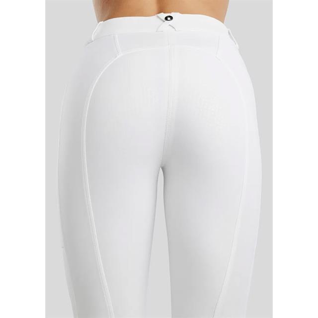 Pantalon d'équitation à fond full-grip MOZira Refined With Compression Montar Blanc