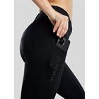 Pantalon d'équitation à fond full-grip MOZira Refined With Compression Montar Noir