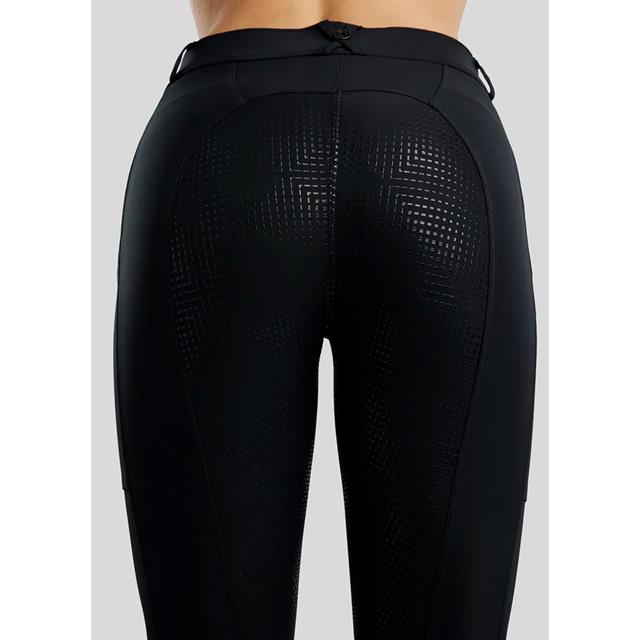 Pantalon d'équitation à fond full-grip MOZira Refined With Compression Montar Noir