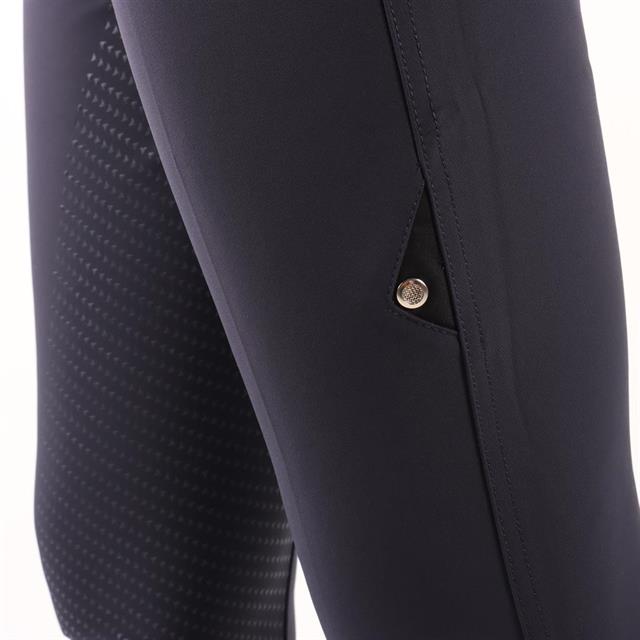 Pantalon d'équitation à fond full grip QCaz QUUR Hommes  Bleu foncé