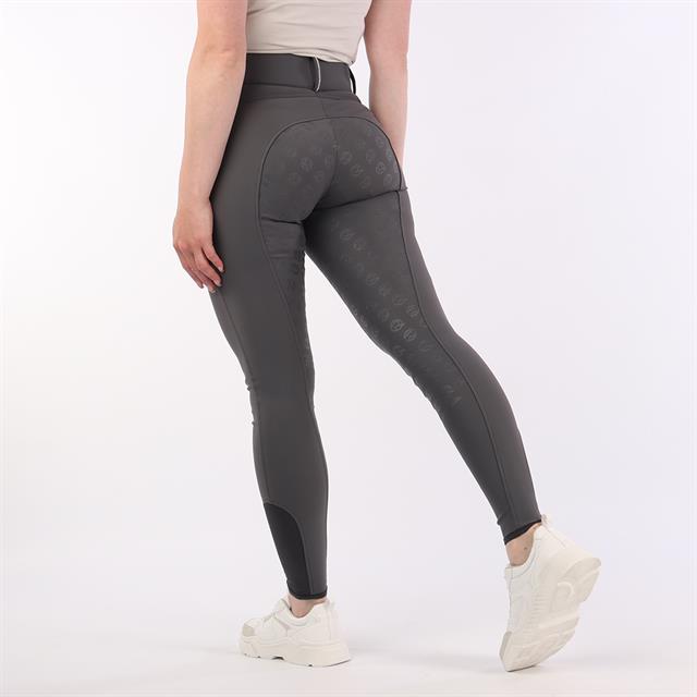 Pantalon d'équitation à fond full grip QFallyn Quur Gris