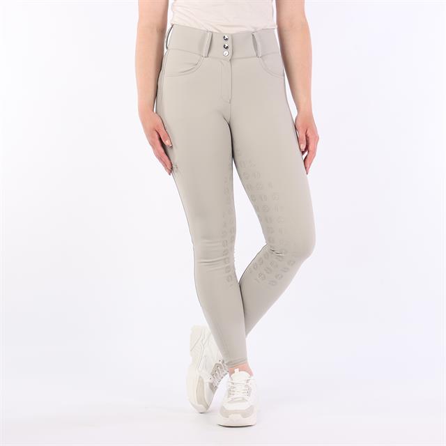 Pantalon d'équitation à fond full grip QFallyn QUUR Marron clair