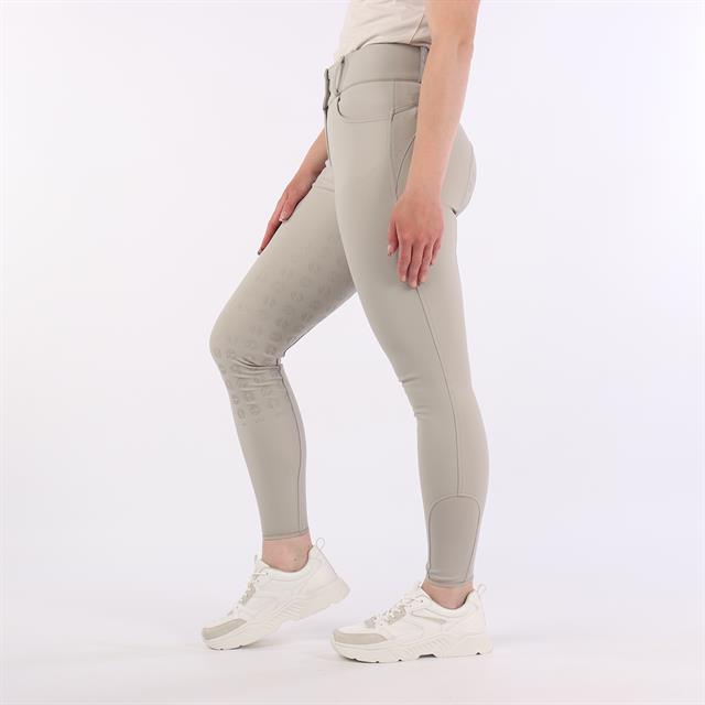 Pantalon d'équitation à fond full grip QFallyn QUUR Marron clair