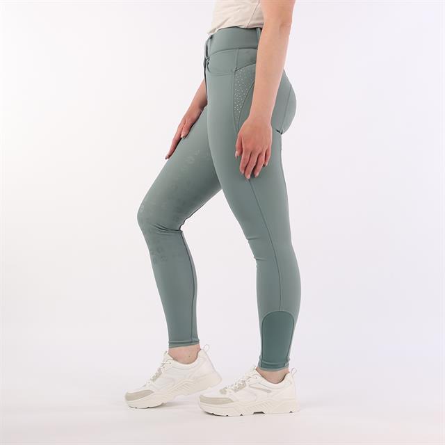 Pantalon d'équitation à fond full grip QFallyn Quur Vert clair