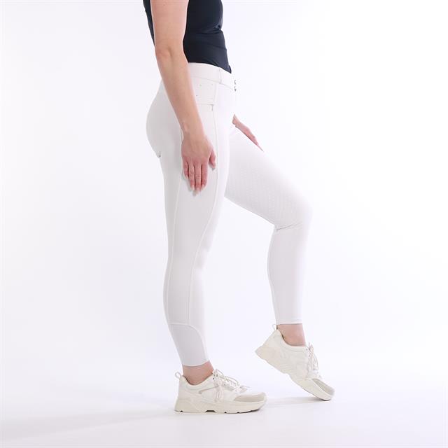 Pantalon d'équitation à fond full grip QGracey QUUR Blanc