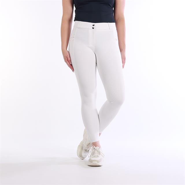 Pantalon d'équitation à fond full grip QGracey QUUR Blanc