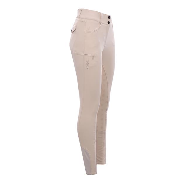 Pantalon d'équitation à fond full-grip QJill QUUR Beige