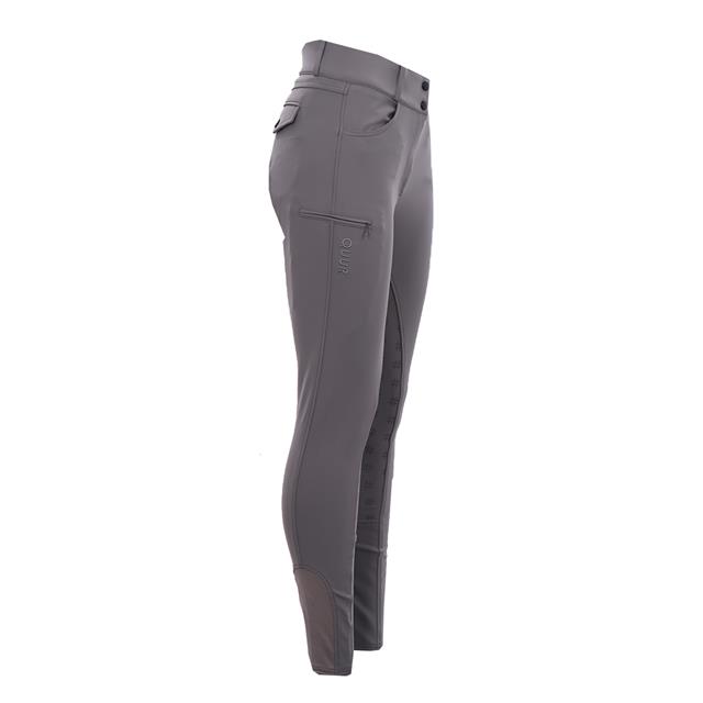 Pantalon d'équitation à fond full-grip QJill QUUR Gris