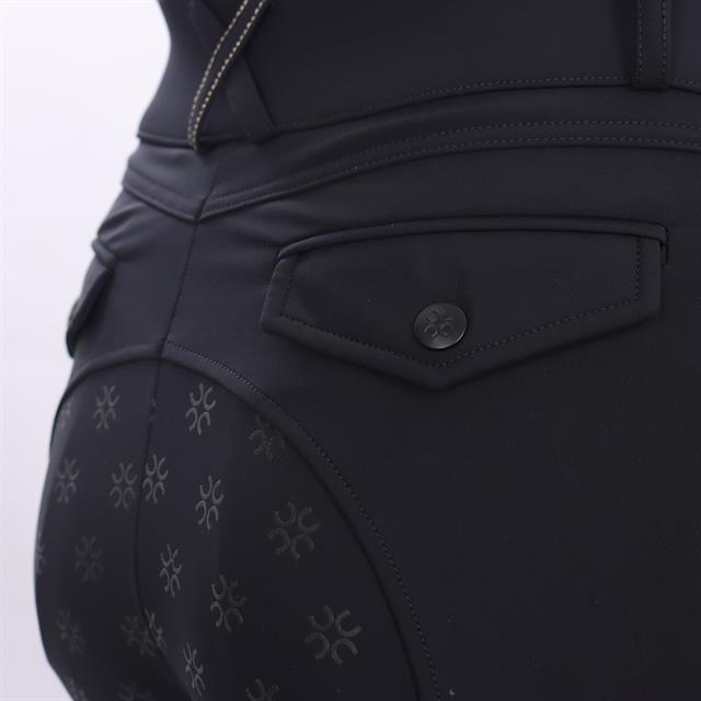 Pantalon d'équitation à fond full-grip QJill QUUR Noir