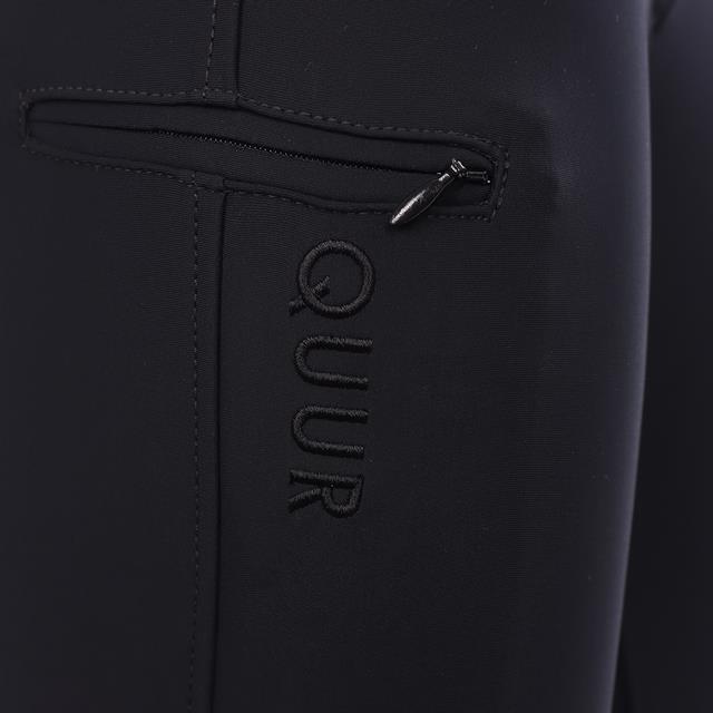 Pantalon d'équitation à fond full-grip QJill QUUR Noir