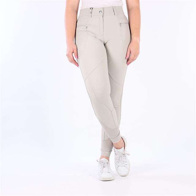 Pantalon d'équitation à fond full grip QNeela QUUR  Marron clair