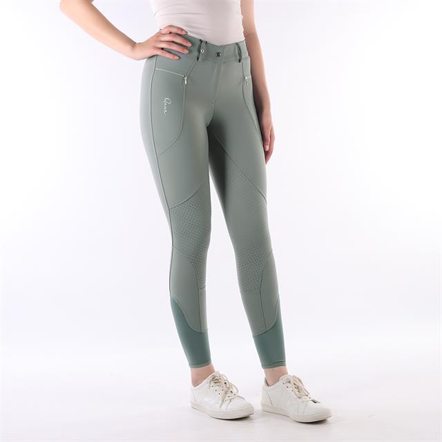 Pantalon d'équitation à fond full grip QNeela QUUR  Vert clair