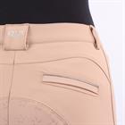 Pantalon d'équitation à fond full grip QNoxx QUUR  Marron clair