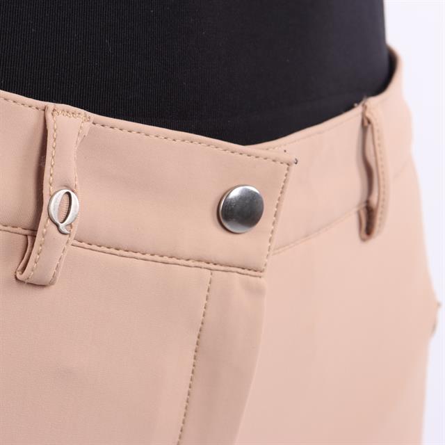 Pantalon d'équitation à fond full grip QNoxx QUUR  Marron clair
