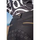 Pantalon d'équitation à fond full grip QNoxx QUUR  Noir