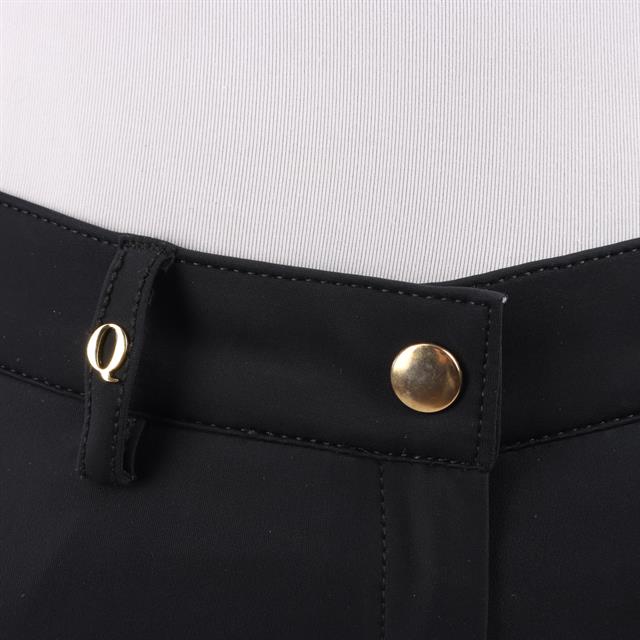 Pantalon d'équitation à fond full grip QNoxx QUUR  Noir
