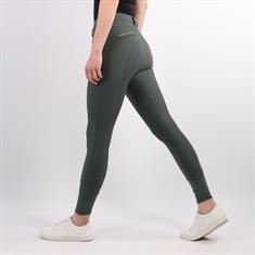 Pantalon d'équitation à fond full grip QNoxx QUUR  Vert foncé