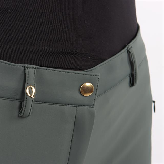Pantalon d'équitation à fond full grip QNoxx QUUR  Vert foncé