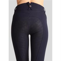 Pantalon d'équitation à fond silicone Highwaist 2.0 Megan Montar Bleu foncé-Bleu foncé
