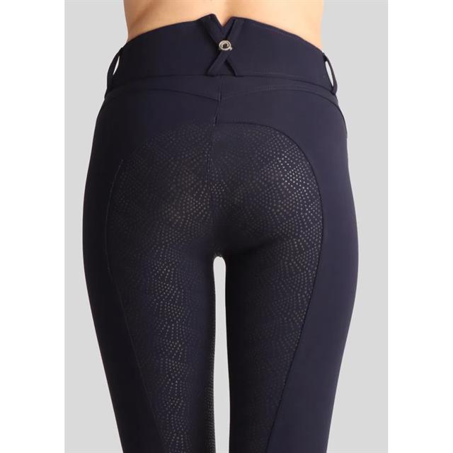 Pantalon d'équitation à fond silicone Highwaist 2.0 Megan Montar Bleu foncé-Bleu foncé