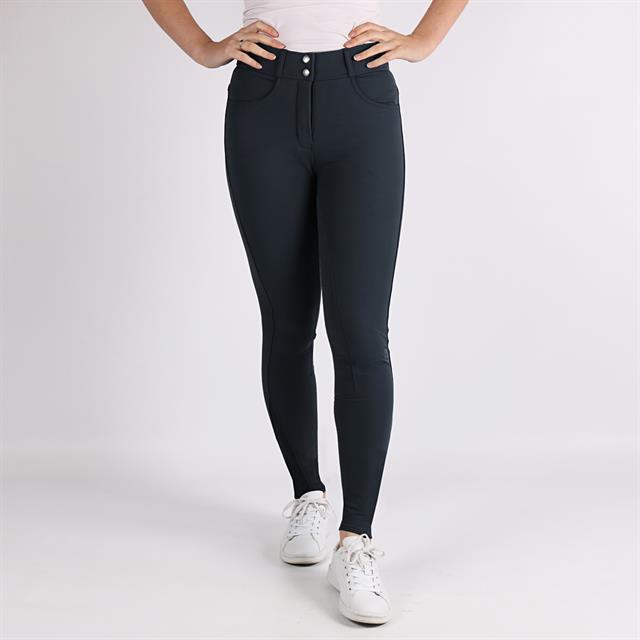Pantalon d'équitation à fond silicone Highwaist 2.0 Megan Montar Bleu foncé