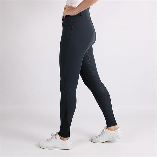 Pantalon d'équitation à fond silicone Highwaist 2.0 Megan Montar Bleu foncé