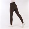 Pantalon d'équitation à fond silicone Highwaist 2.0 Megan Montar Marron foncé