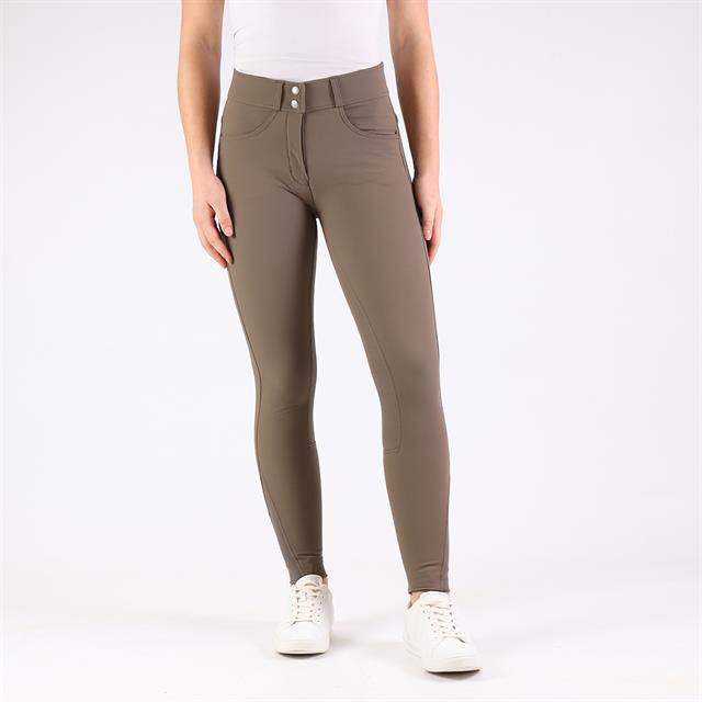 Pantalon d'équitation à fond silicone Highwaist 2.0 Megan Montar Marron