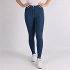 Pantalon d'équitation à fond silicone Highwaist 2.0 Megan Montar MID BLUE