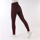 Pantalon d'équitation à fond silicone Highwaist 2.0 Megan Montar Rouge foncé