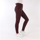 Pantalon d'équitation à fond silicone Highwaist 2.0 Megan Montar Rouge foncé