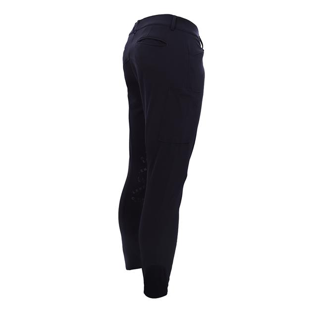 Pantalon d'équitation à grip aux genoux LVVictor La Valencio Hommes Bleu foncé