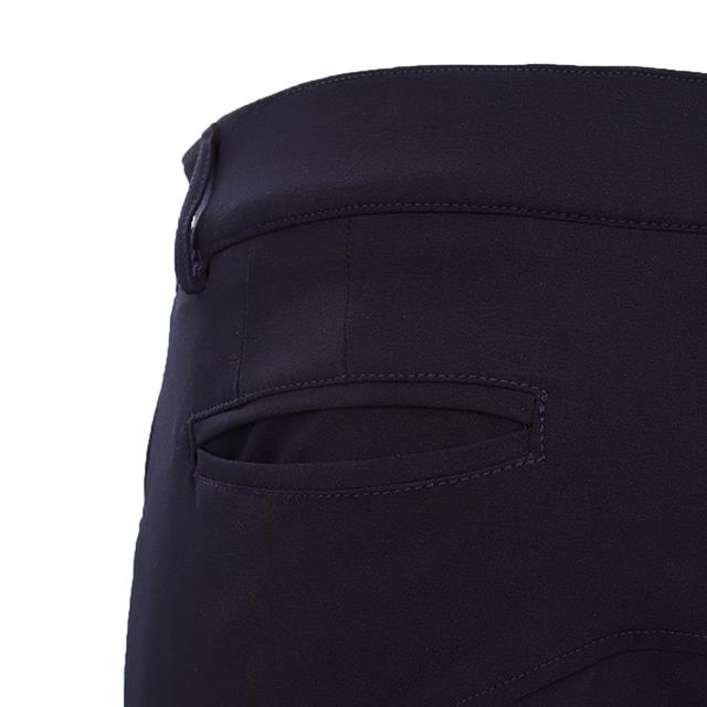 Pantalon d'équitation à grip aux genoux LVVictor La Valencio Hommes Bleu foncé