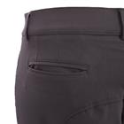 Pantalon d'équitation à grip aux genoux LVVictor La Valencio Hommes Gris