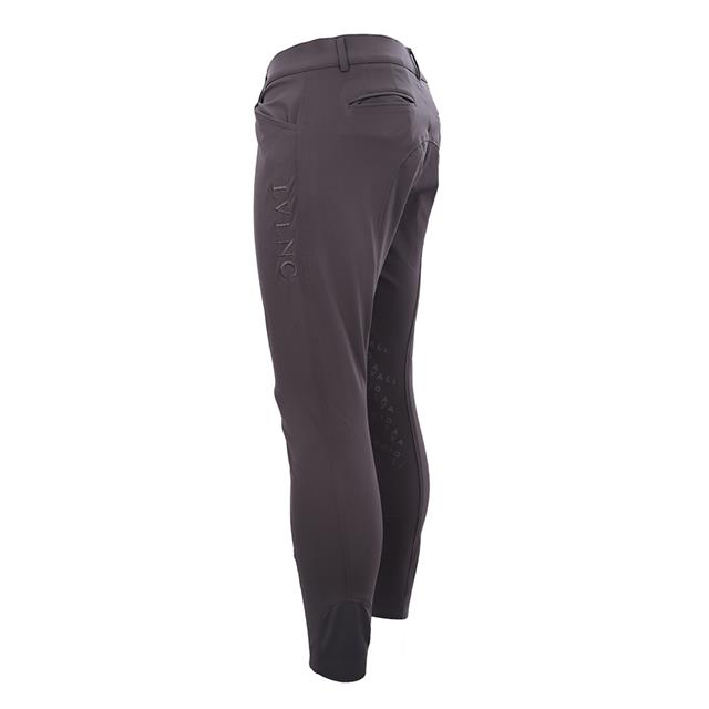 Pantalon d'équitation à grip aux genoux LVVictor La Valencio Hommes Gris