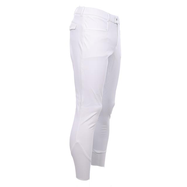 Pantalon d'équitation à grip aux genoux QClassic QUUR Hommes Blanc