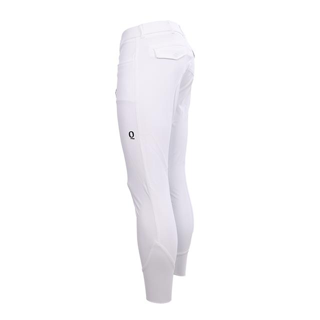 Pantalon d'équitation à grip aux genoux QClassic QUUR Hommes Blanc