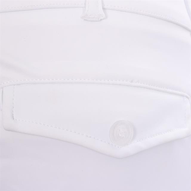 Pantalon d'équitation à grip aux genoux QClassic QUUR Hommes Blanc
