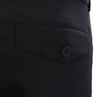 Pantalon d'équitation à grip aux genoux QClassic QUUR Hommes Noir
