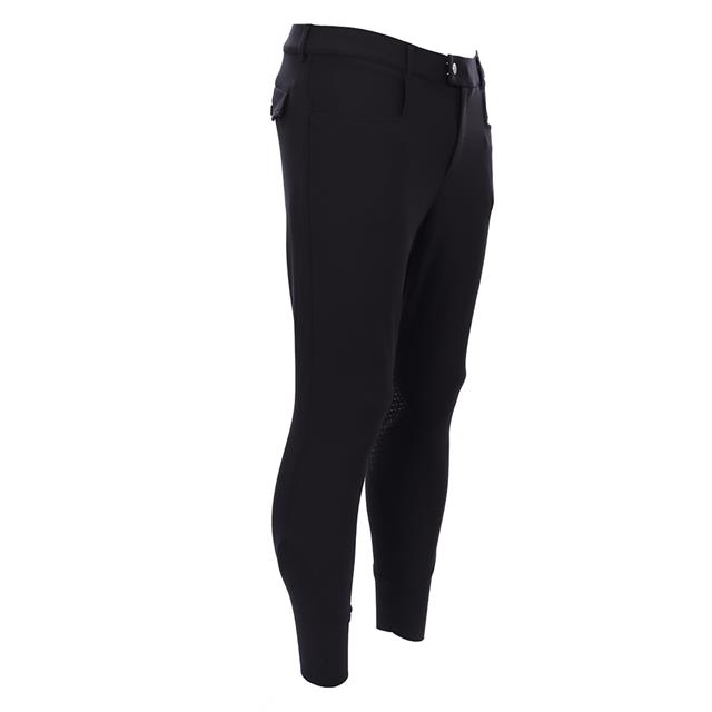 Pantalon d'équitation à grip aux genoux QClassic QUUR Hommes Noir
